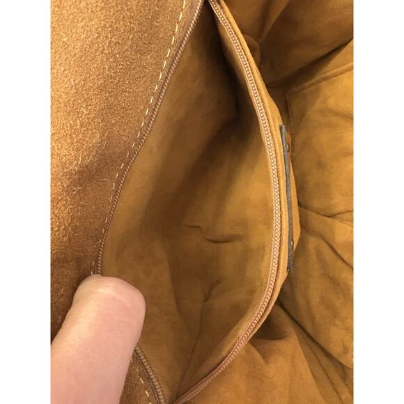 Patricia Nash Brown Tooled Italian Leather Crossbody Bag Western Style Clasp - Picture 15 of 16